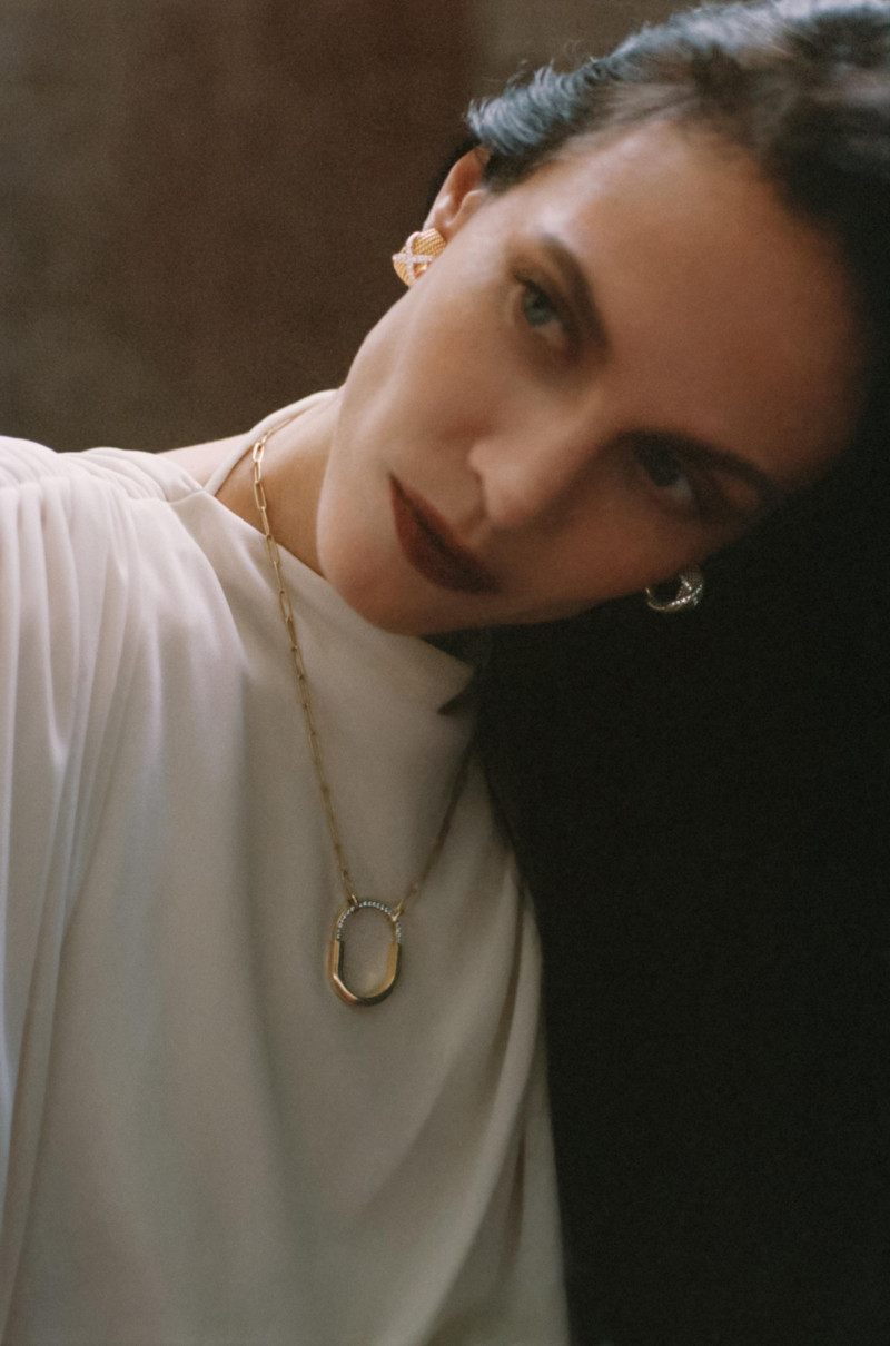 Aymeline Valade featured in Tiffany & Co, April 2025