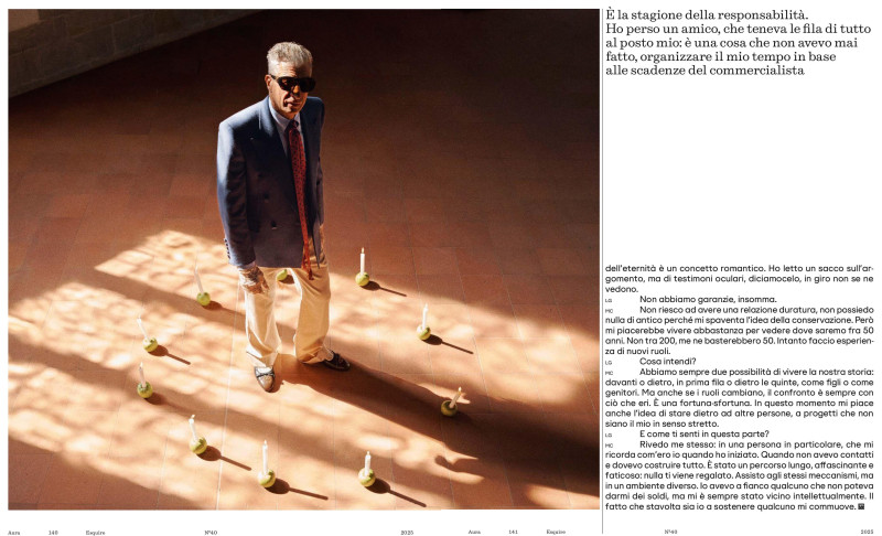 Maurizio Cattelan, April 2025
