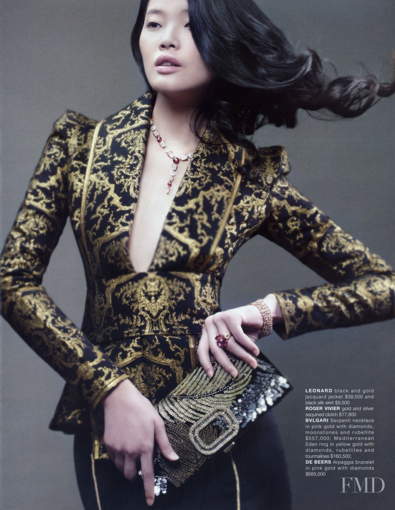 Chen Lin featured in Bijoux, November 2012