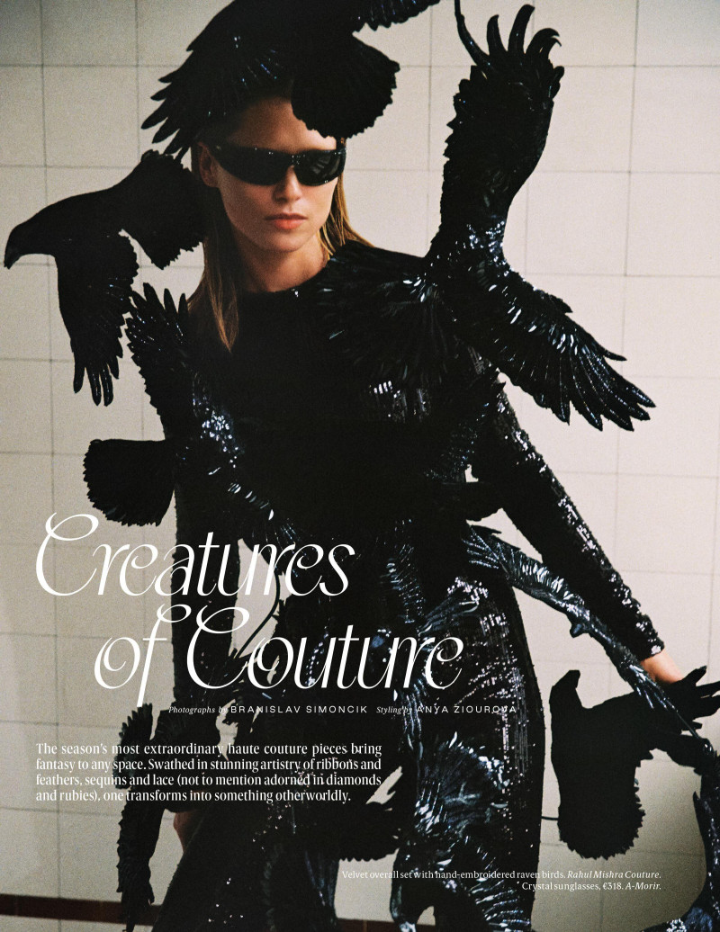 Hana Jirickova featured in Creatures Of Couture, June 2025