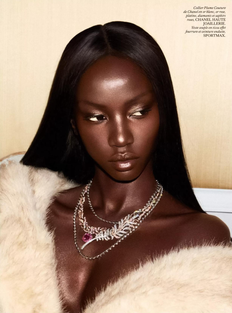 Anok Yai featured in Précieuse Anok, June 2025
