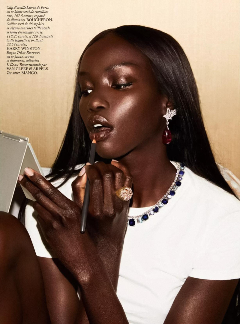 Anok Yai featured in Précieuse Anok, June 2025