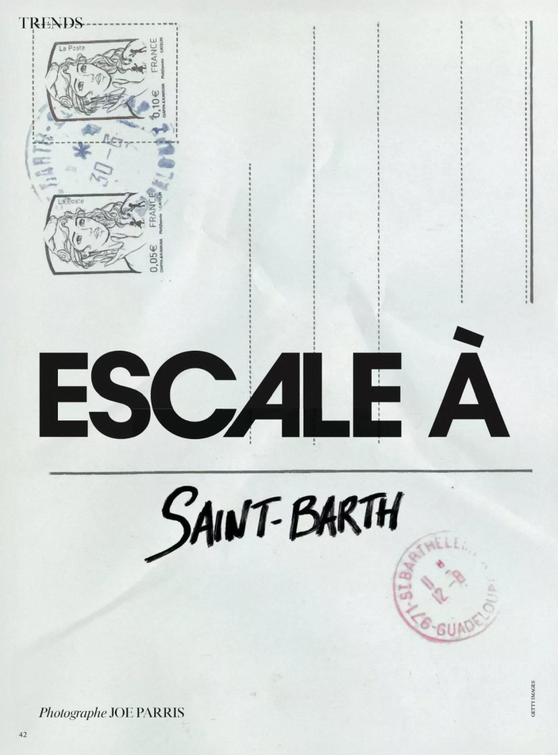 Ida Heiner featured in Escale À Saint Barth, June 2025