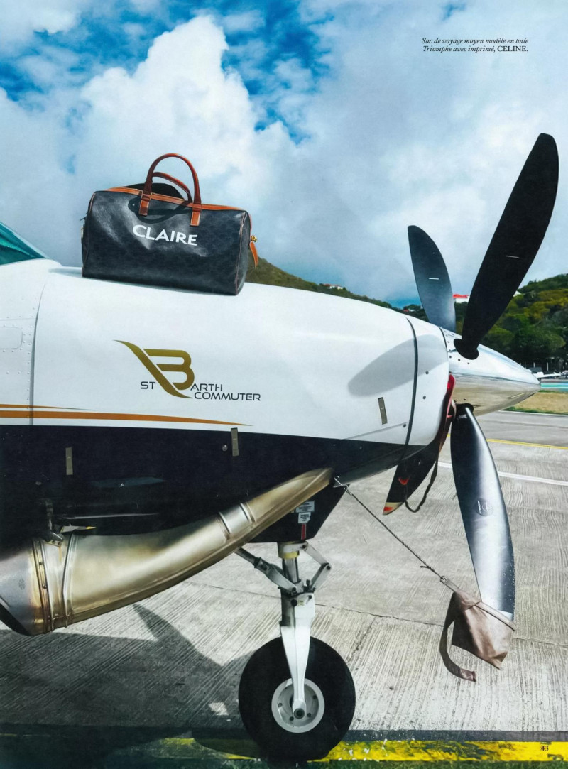 Ida Heiner featured in Escale À Saint Barth, June 2025