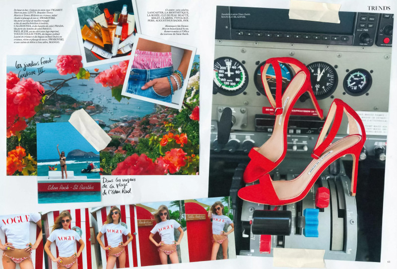 Ida Heiner featured in Escale À Saint Barth, June 2025