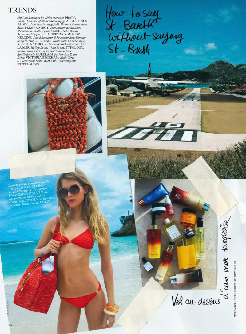 Ida Heiner featured in Escale À Saint Barth, June 2025