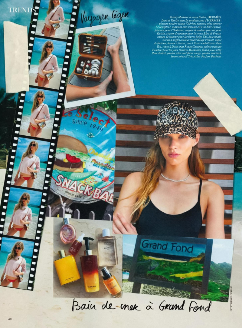 Ida Heiner featured in Escale À Saint Barth, June 2025