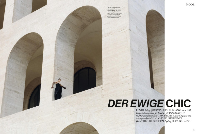 Clara Denison featured in Der Ewige Chic, June 2025