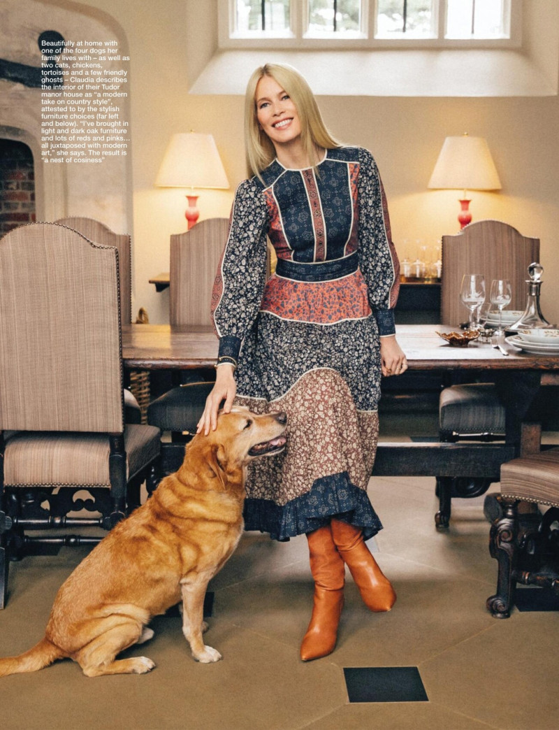 Claudia Schiffer featured in Supermodel Style, December 2024