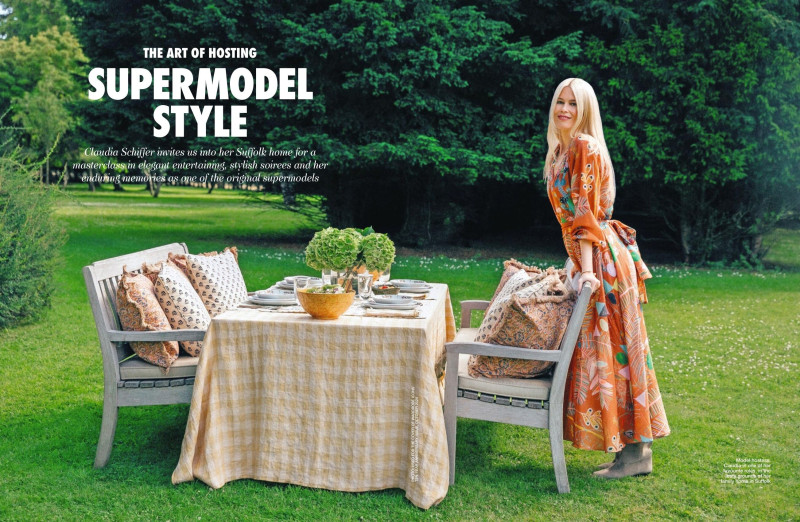 Claudia Schiffer featured in Supermodel Style, December 2024