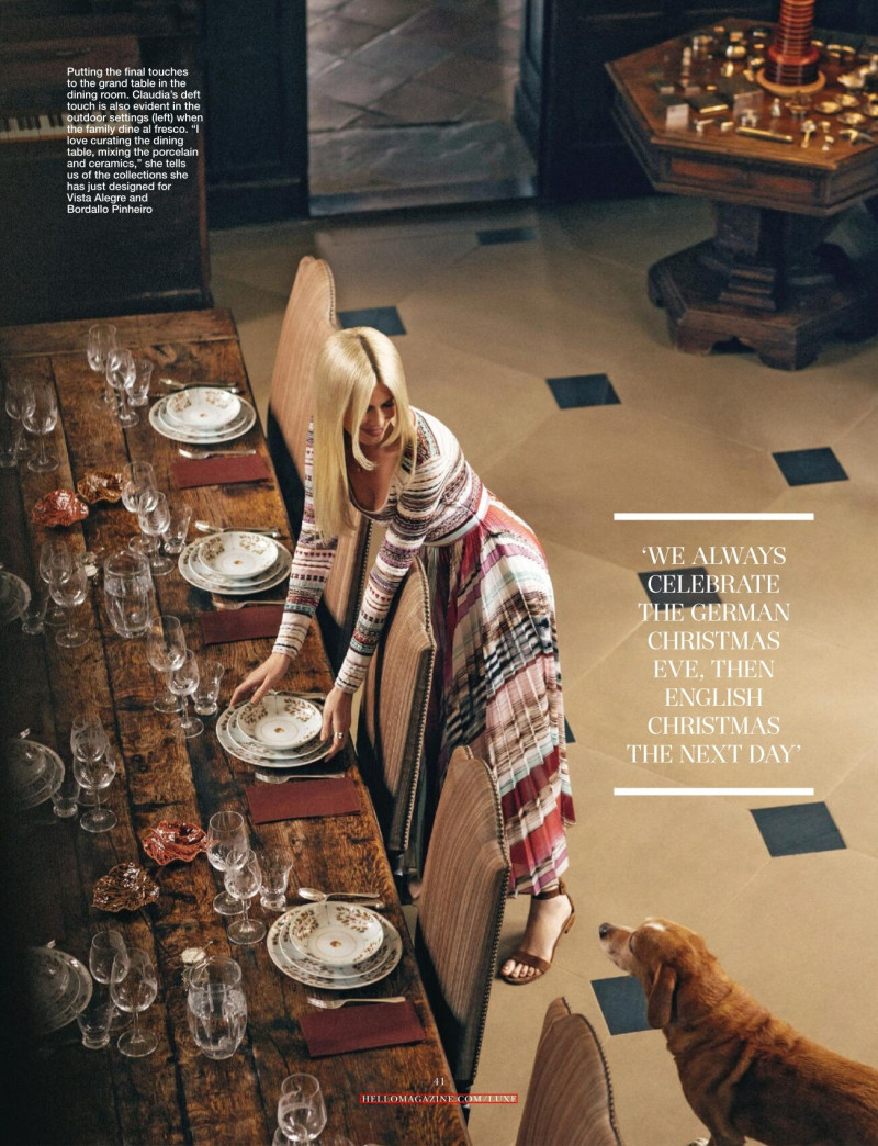 Claudia Schiffer featured in Supermodel Style, December 2024