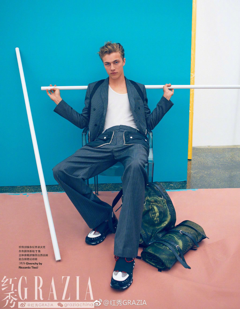 Lucky Blue Smith featured in Lucky Blue Smith, April 2017