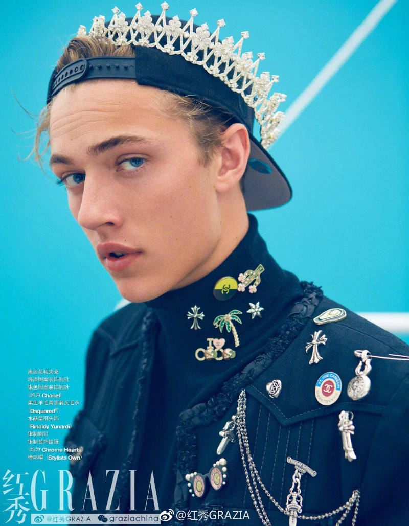Lucky Blue Smith featured in Lucky Blue Smith, April 2017