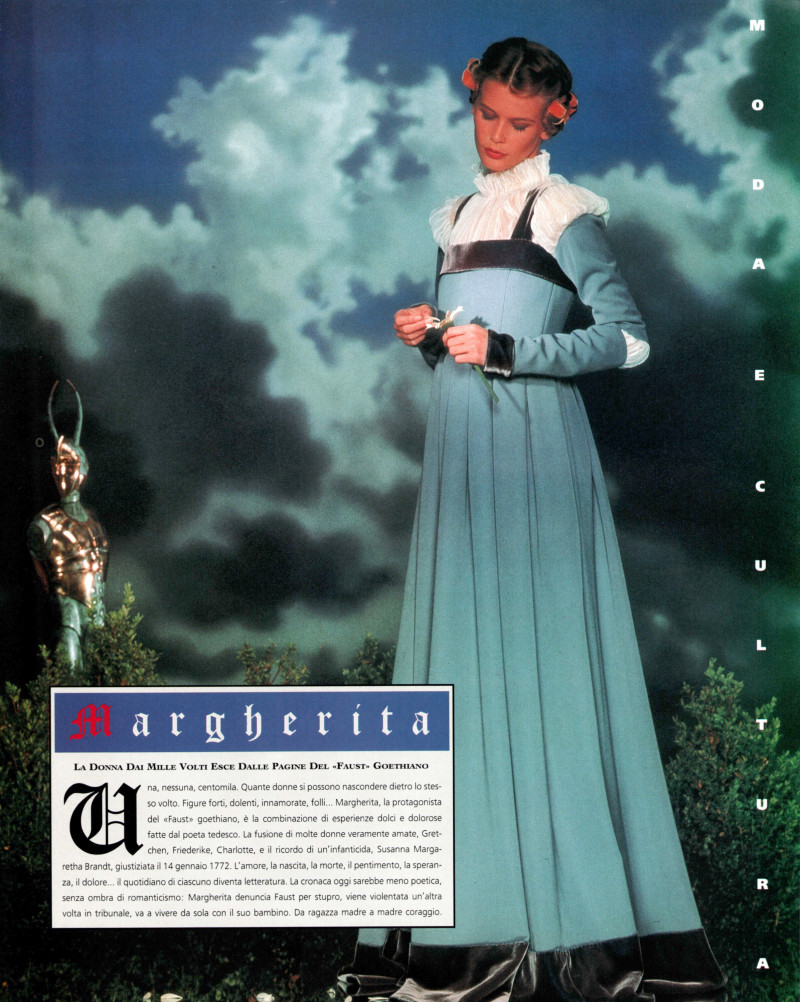 Claudia Schiffer featured in Le Intoccabili, January 1992
