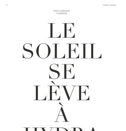 Le Soleil Se Leve A Hydra