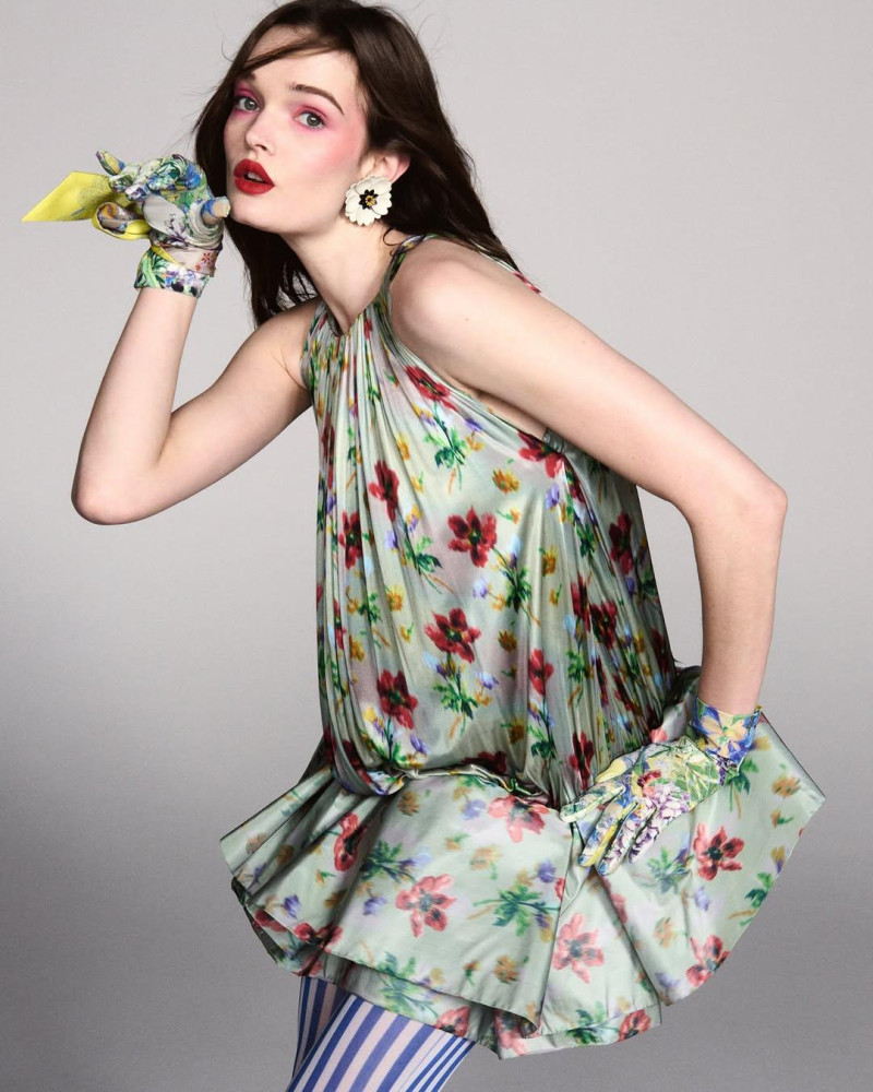 Lulu Tenney featured in Pattern Recognition: This Spring Go Bold In All-over Prints That Pop, May 2025