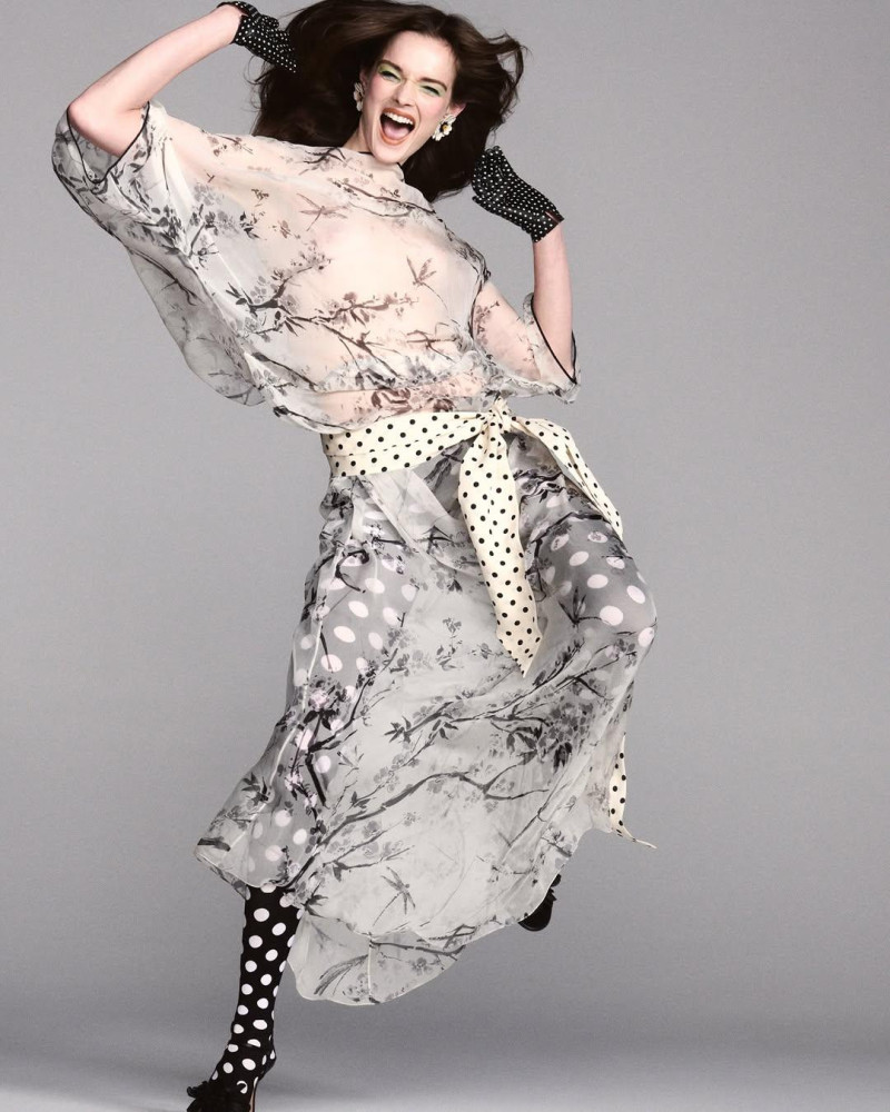 Lulu Tenney featured in Pattern Recognition: This Spring Go Bold In All-over Prints That Pop, May 2025