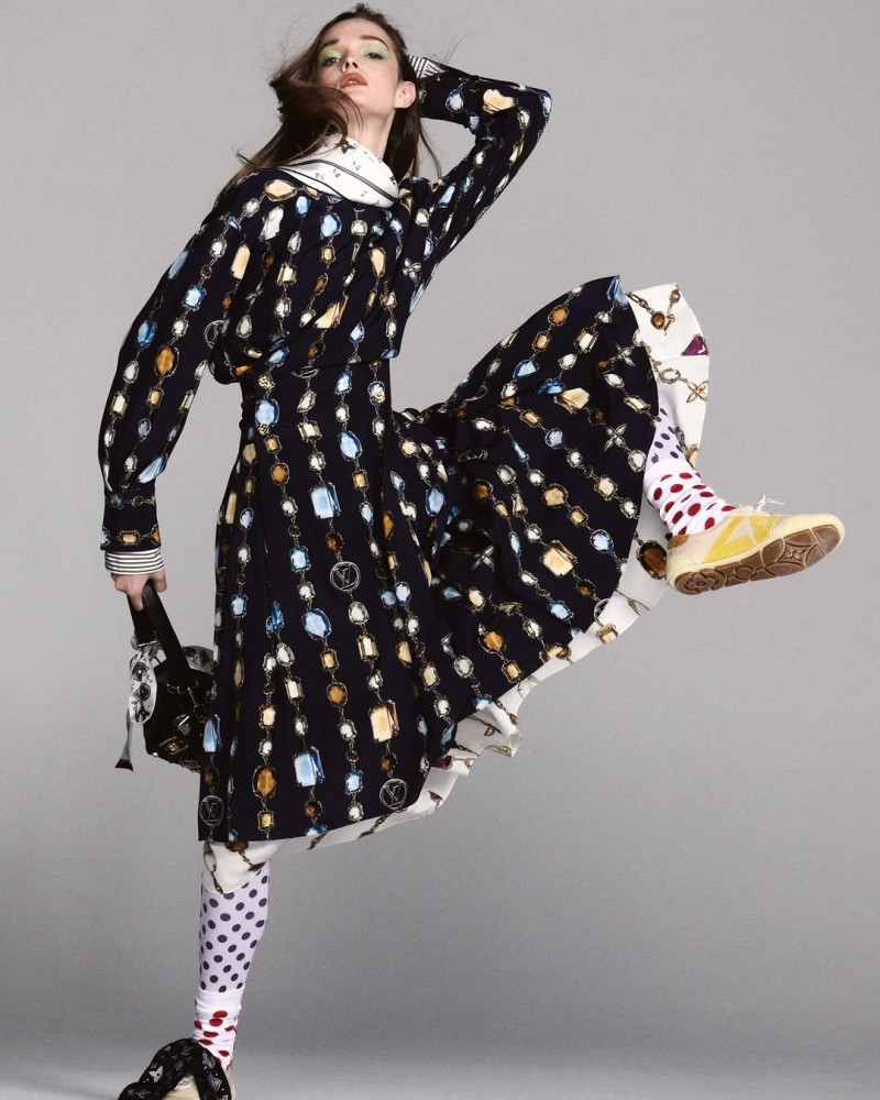 Lulu Tenney featured in Pattern Recognition: This Spring Go Bold In All-over Prints That Pop, May 2025
