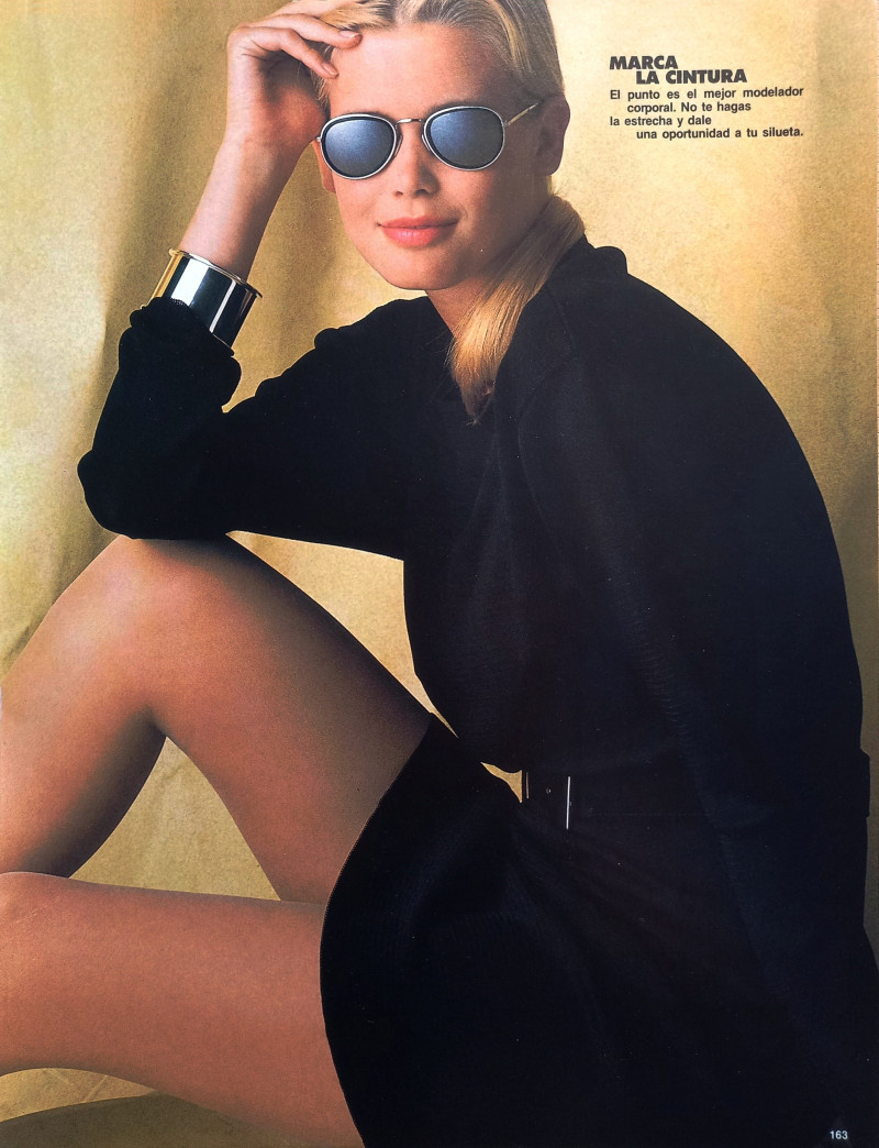 Claudia Schiffer featured in Rayon De Sol, June 1989