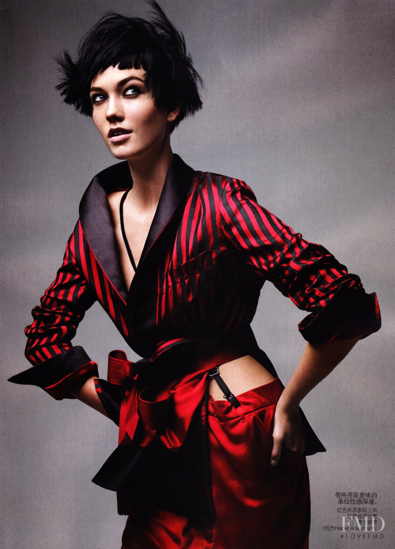 Karlie Kloss featured in Graphic Play, May 2011