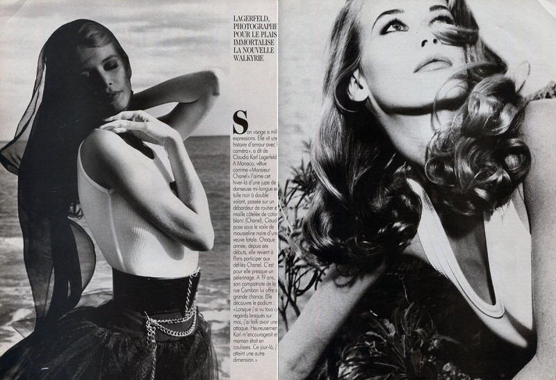 Claudia Schiffer featured in Claudia N°1 Des Top Models, March 1992