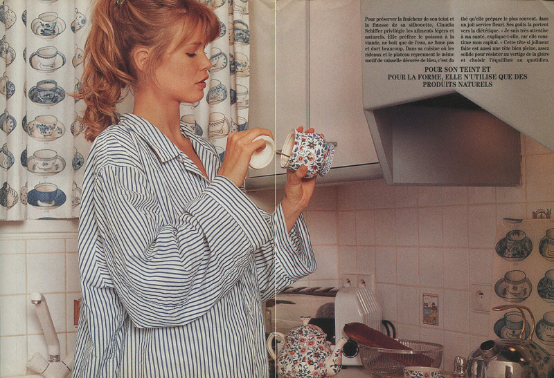 Claudia Schiffer featured in Chez Claudia A Monaco, May 1993