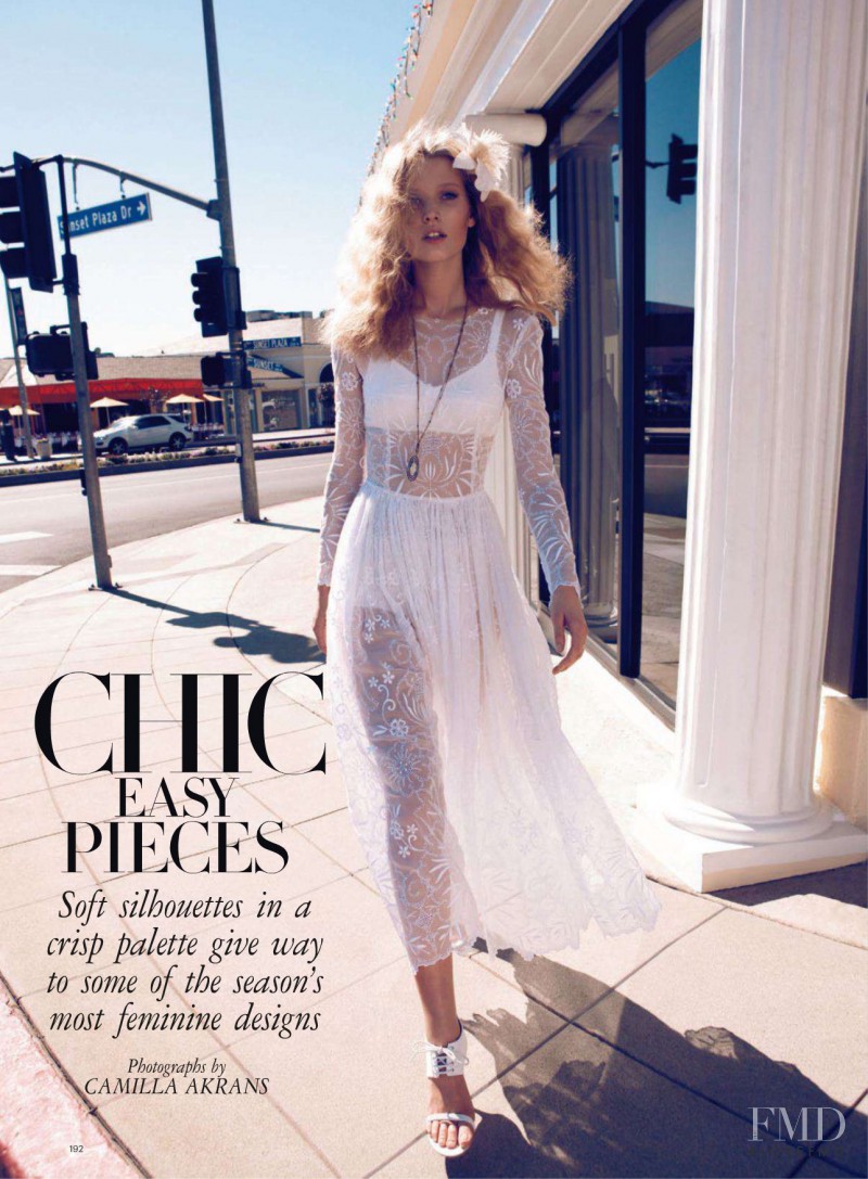 Toni Garrn featured in Chic Easy Pieces, April 2011