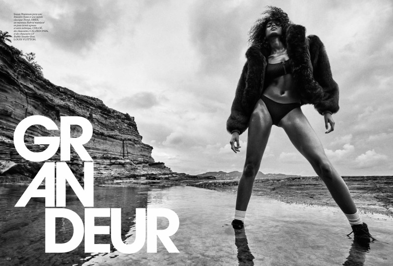 Imaan Hammam featured in Grandeur Nature, June 2025