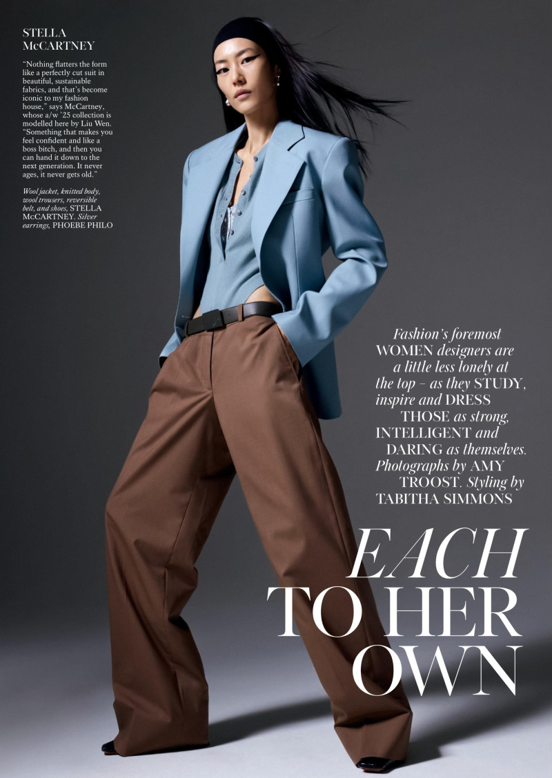 Liu Wen featured in Each To Her Own, August 2025