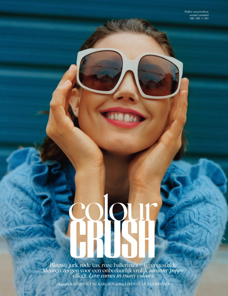Lindsey Wixson featured in Colour Crush, July 2025