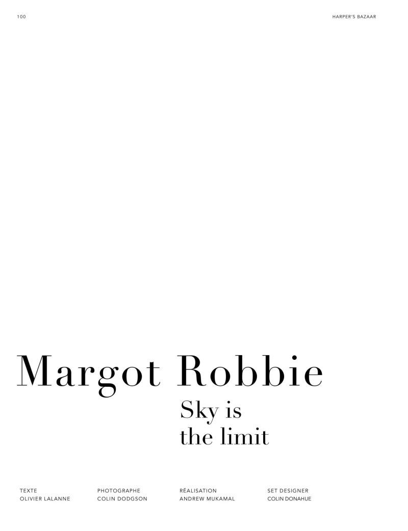 Margot Robbie Sky Is The Limit, August 2025