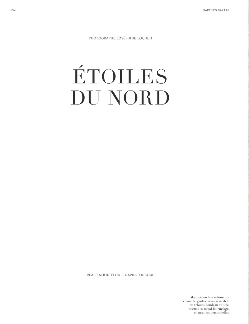 Clara Fossar featured in Etoiles du Nord, August 2025