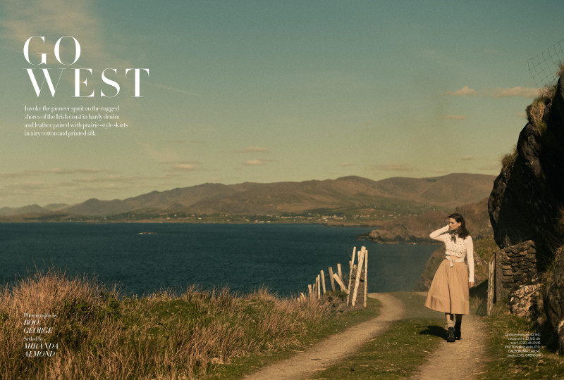 Giedre Dukauskaite featured in Go West, July 2025