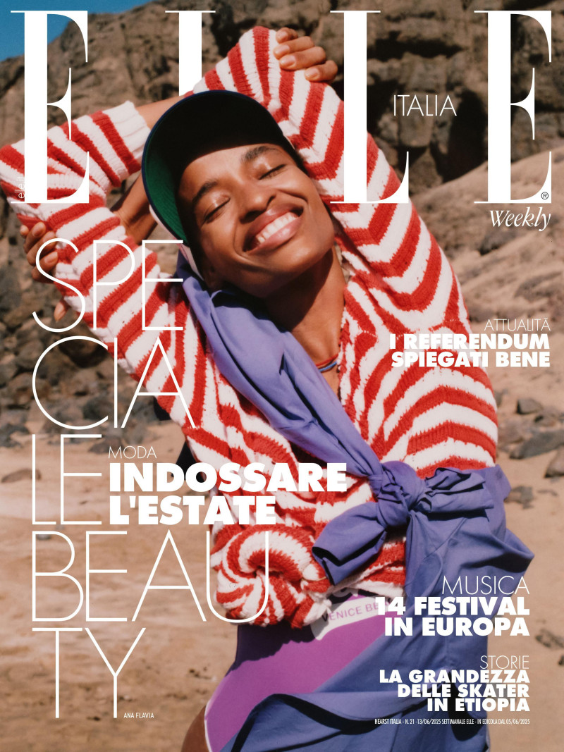 Ana Flavia featured in Indossare L\'estate, June 2025