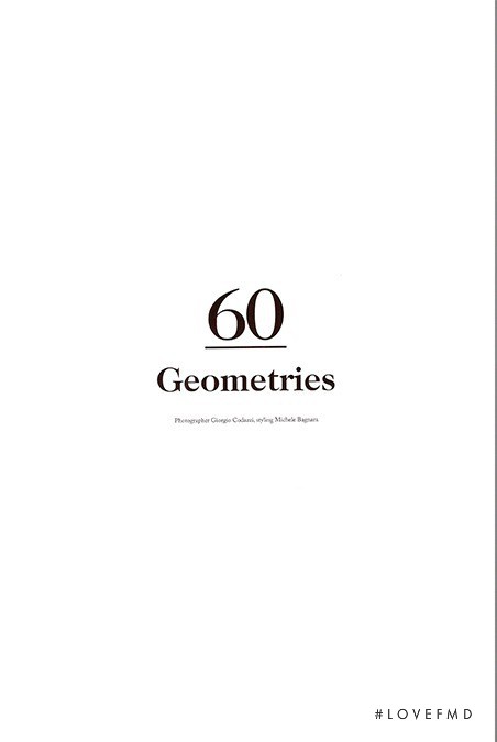 60 Geometries, March 2013