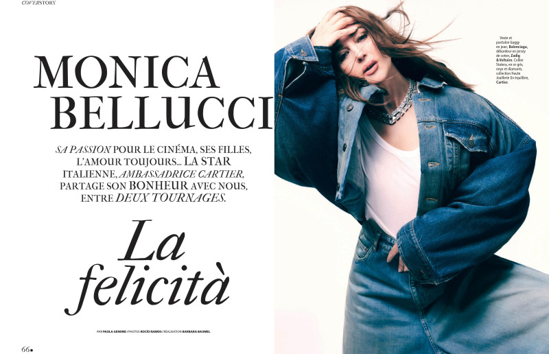 Monica Bellucci featured in La Felicita, July 2025