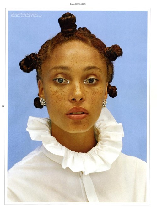 Adwoa Aboah featured in Sunday Best, May 2014