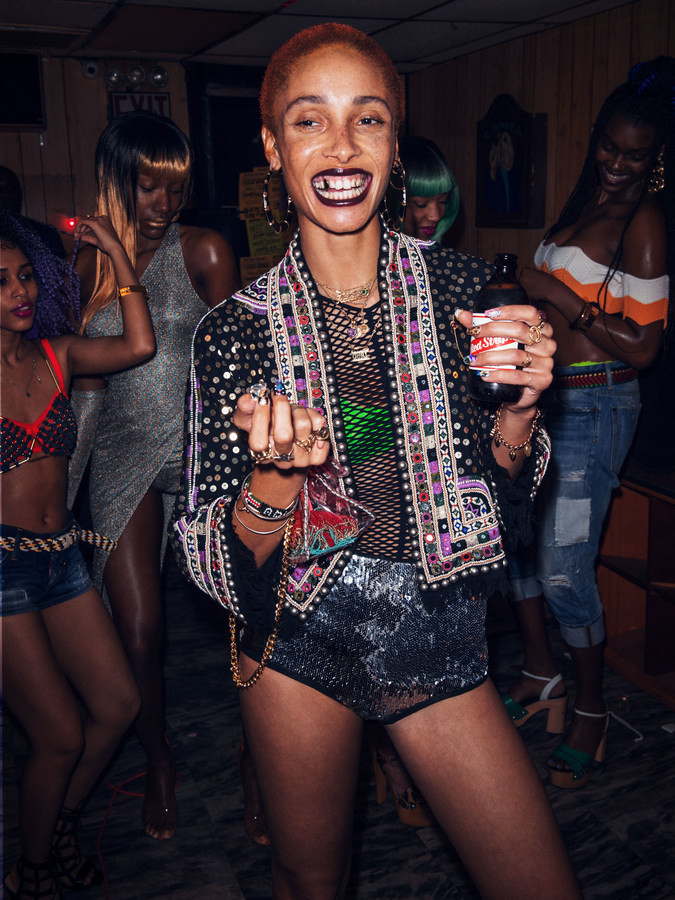 Adwoa Aboah featured in Night Fever, April 2016
