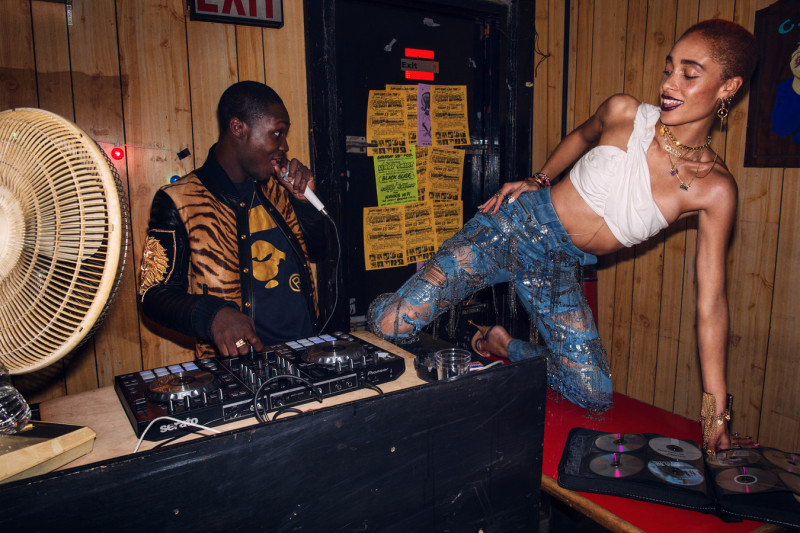 Adwoa Aboah featured in Night Fever, April 2016