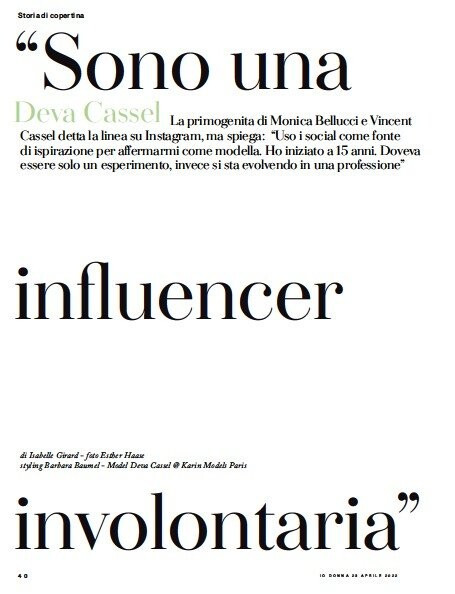 Sono una influencer involontaria, April 2022