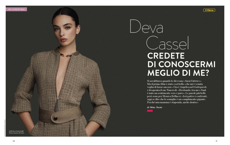 Deva Cassel featured in Deva Cassel Credete Di Conoscermi Meglio Di Me?, March 2025