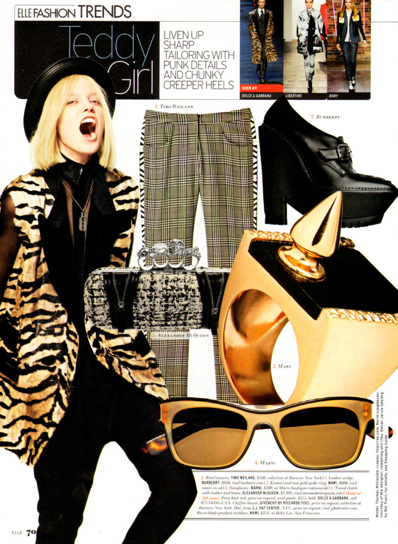 Dace Burkevica featured in First Look, August 2011