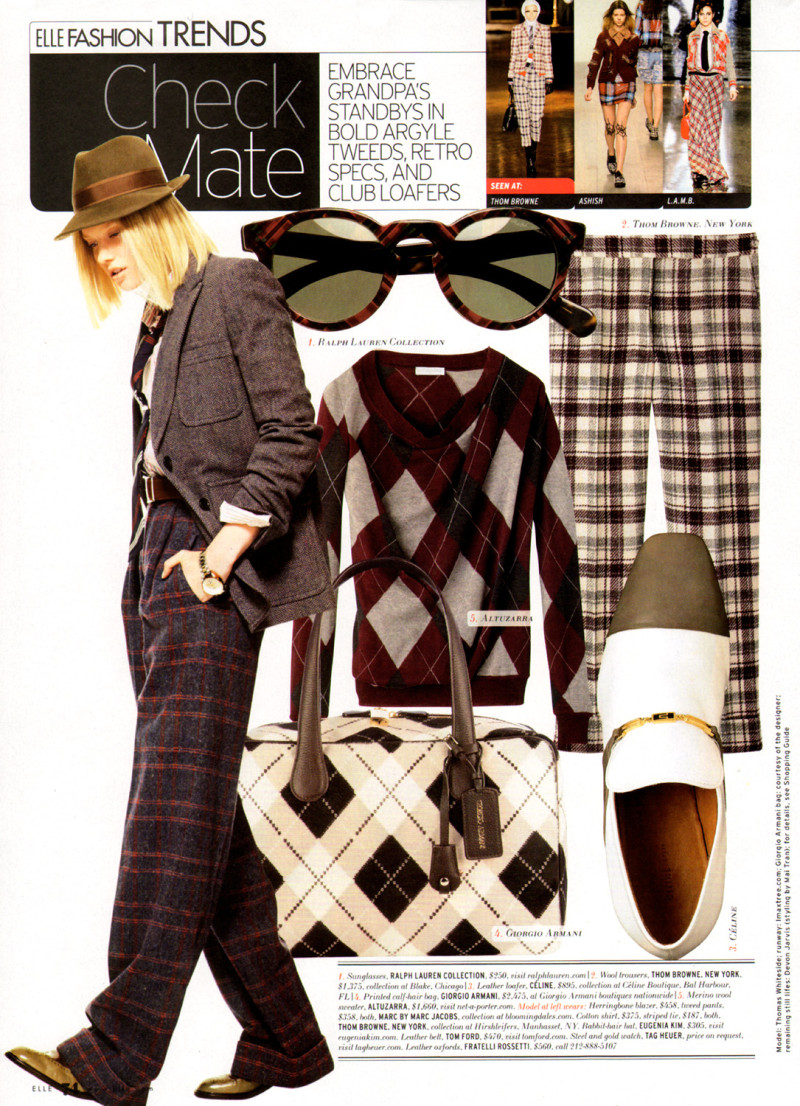 Dace Burkevica featured in First Look, August 2011