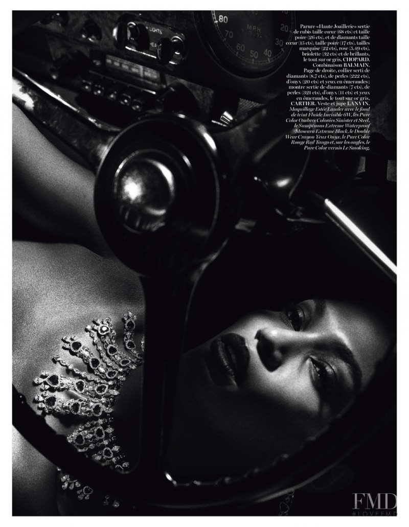 Joan Smalls featured in Les Feux De La Nuit, June 2013