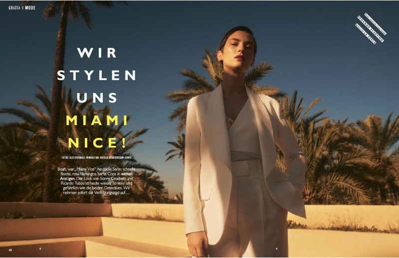 Cleo Cwiek featured in Wir Stylen Uns Miami Nice!, April 2019