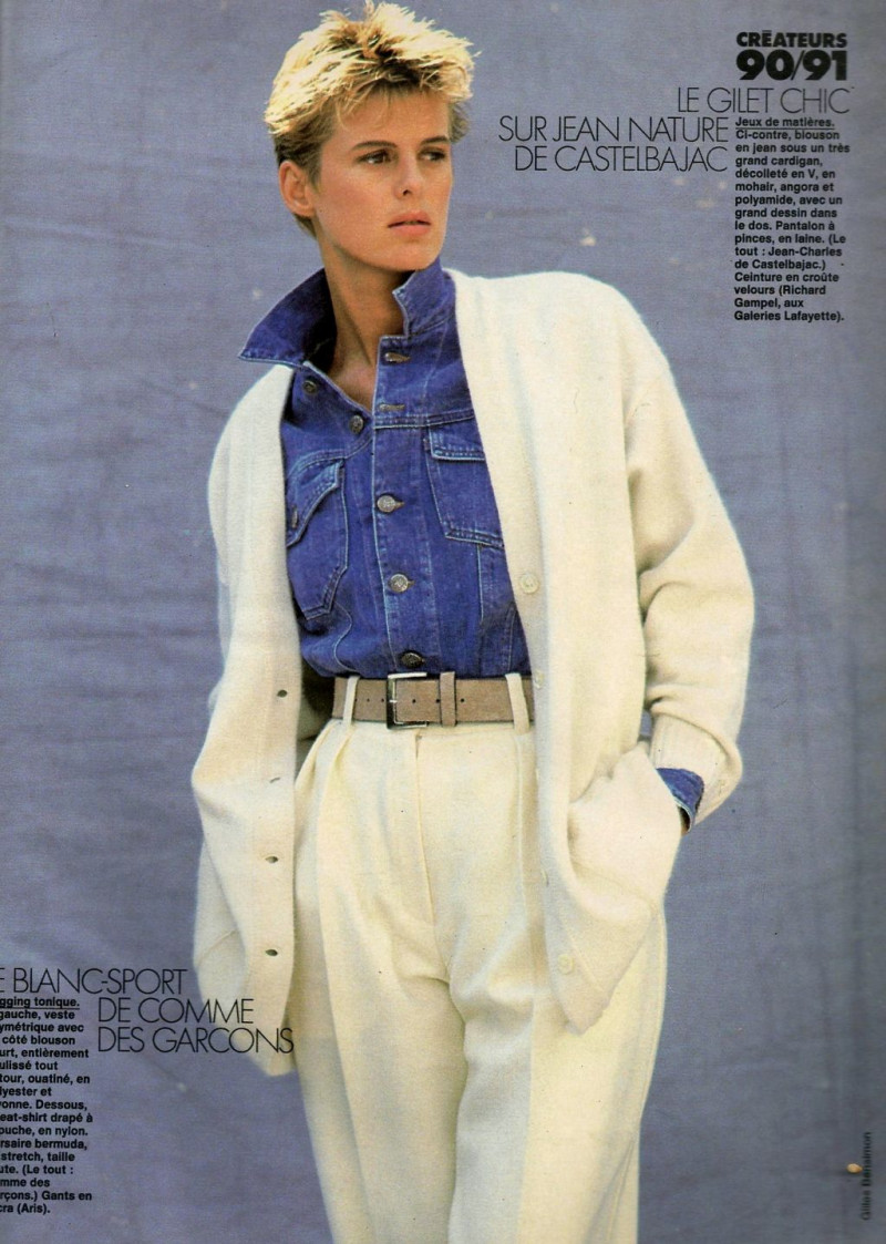 Elizabeth Josie Borain featured in Les Points Mode De 20 Createurs, August 1990