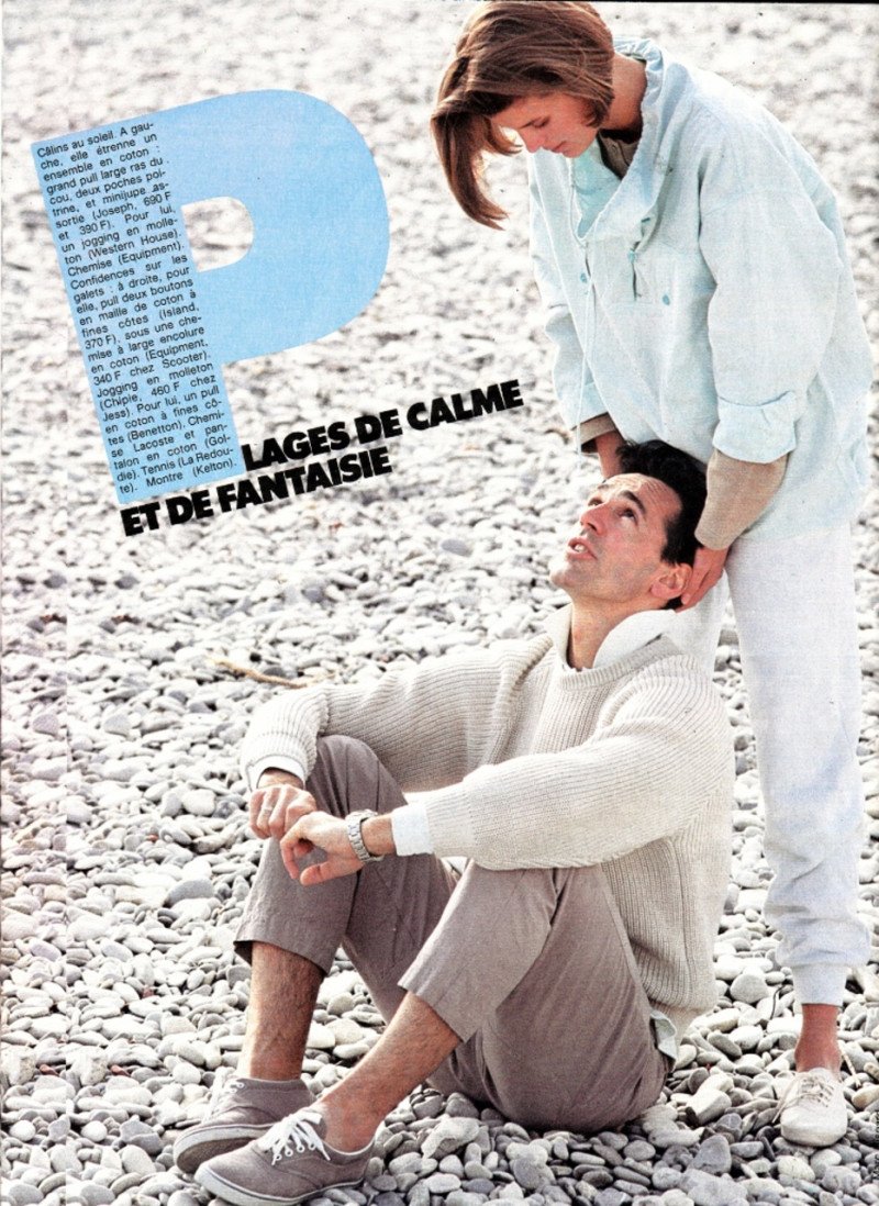 Elizabeth Josie Borain featured in Douceurs et Couleurs, March 1984