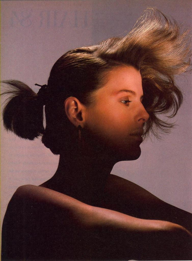 Elizabeth Josie Borain featured in Hair \'84 Real Changes, Real News, July 1984