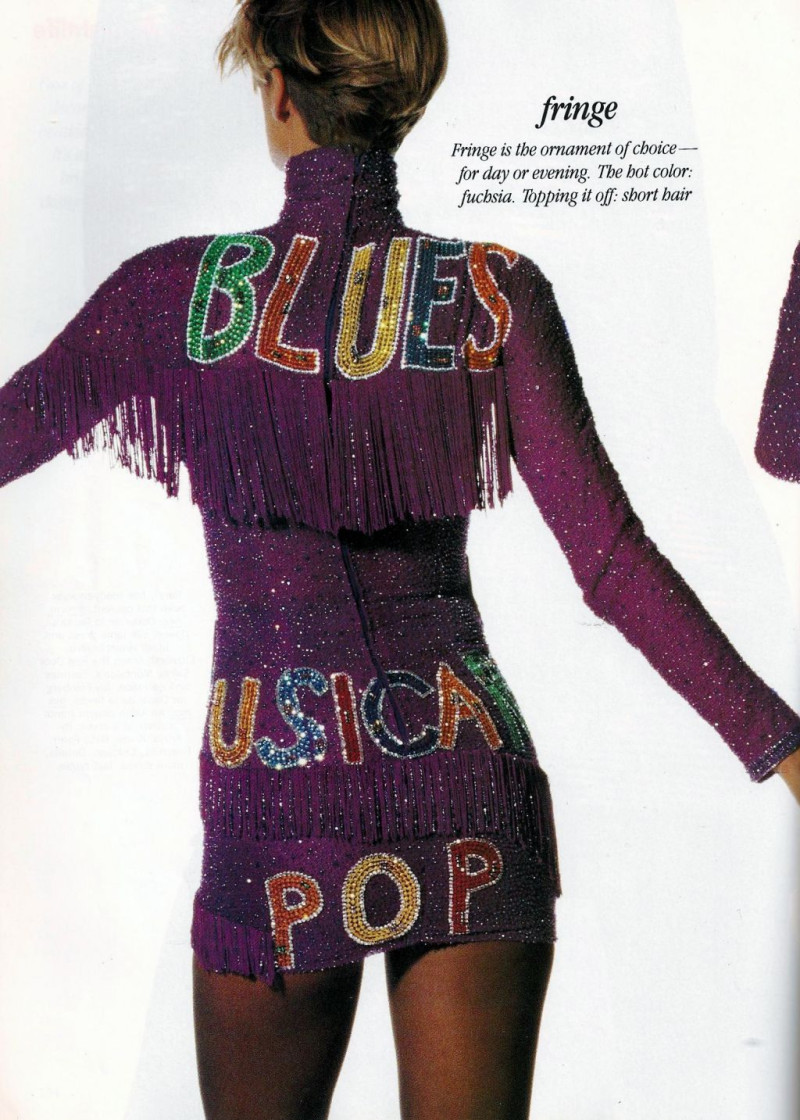 Elizabeth Josie Borain featured in Nightlife, July 1989