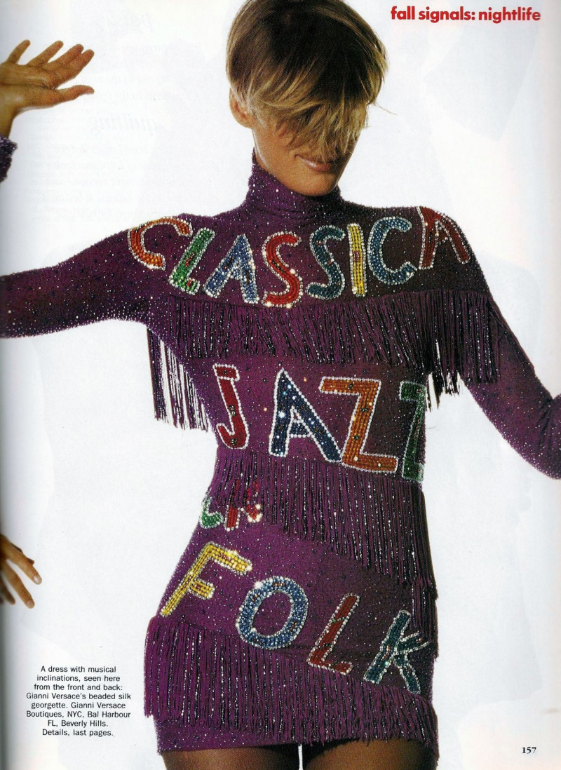 Elizabeth Josie Borain featured in Nightlife, July 1989